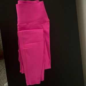 hot pink leggings